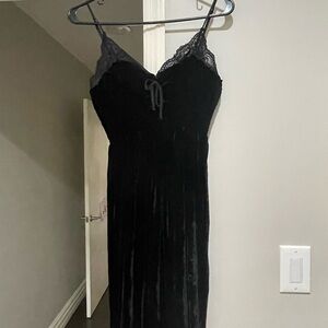 Betsey Johnson Velvet Black Dress